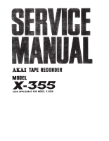 Akai X-355-Service-Manual